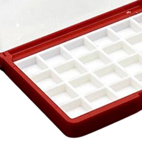 空の水彩パレットボックスペイントパレットボックス実用的な容器多目的ペイントトレイボックス画家のためのペイントパレット
