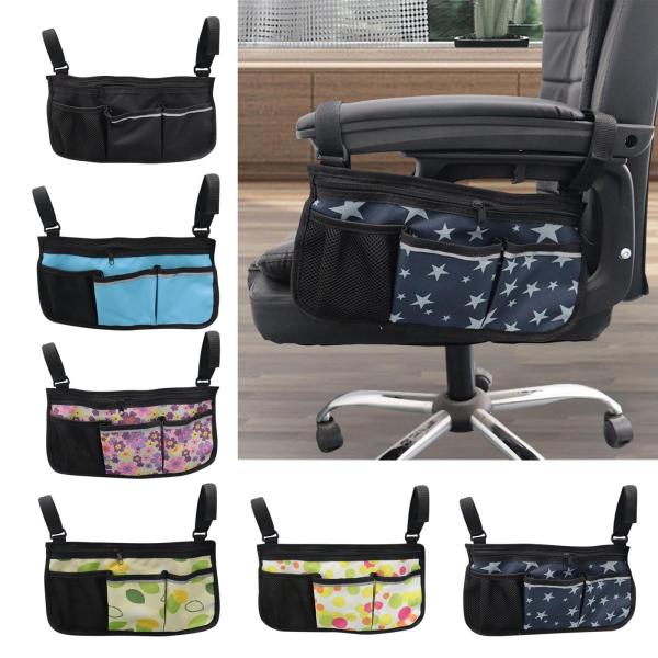 ウォーカーサイドバッグ ウォーカーポーチバッグ オックスフォード布 ポータブル カップホルダー付き 歩行器 旅行 歩行器 ベッドレール用 吊