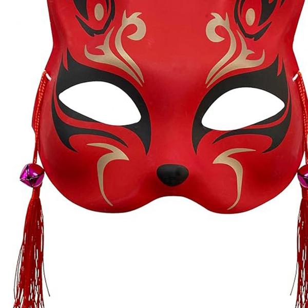 ハーフフェイス猫ハロウィンキツネコスチュームマスク動物コスプレ仮装誕生日プロムマルディグラマスクパフォーマンス