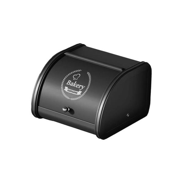 ブレッドボックスビン ロール蓋付き キッチンティーバッグ ポータブルパン収納ビンキーパー パントリーコーヒーショップ入口用