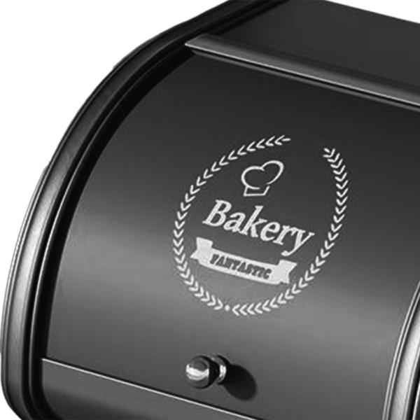 ブレッドボックスビン ロール蓋付き キッチンティーバッグ ポータブルパン収納ビンキーパー パントリーコーヒーショップ入口用