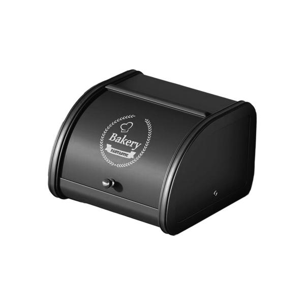ブレッドボックスビン ロール蓋付き キッチンティーバッグ ポータブルパン収納ビンキーパー パントリーコーヒーショップ入口用