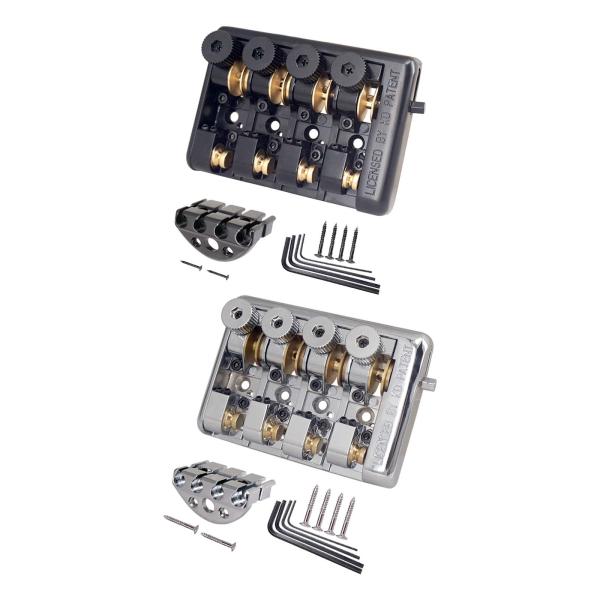 ヘッドレスギターブリッジテールピース、ワームに関係する弦デバイスとナットプレートブリッジプレート小さなレンチアップグレードパーツ付属