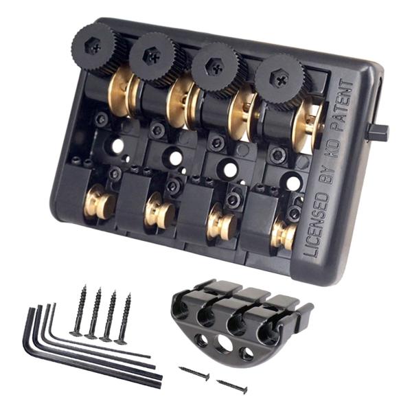 ヘッドレスギターブリッジテールピース、ワームに関係する弦デバイスとナットプレートブリッジプレート小さなレンチアップグレードパーツ付属