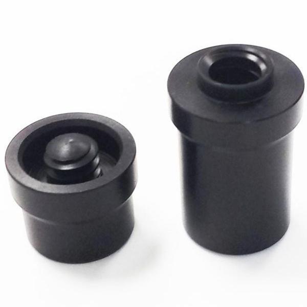 プールキュー用ジョイントプロテクター、ジョイントピンプロテクターキャップ、ビリヤードキューアクセサリー、キューケア、ブラックジョイントスレッドプロテク