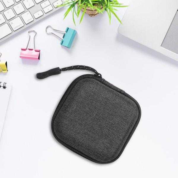 イヤホンケース収納バッグコンパクト多目的トラベルケース耳ヘッドフォン収納ポーチ USB 充電ケーブルキーイヤピース用