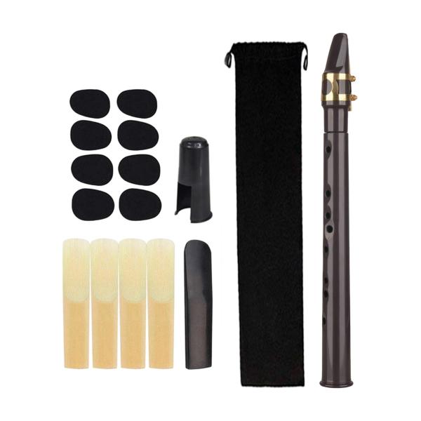 ミニポケットサックス木管楽器演奏しやすい軽量マウスピース付きポータブルサックス楽器プレーヤー用