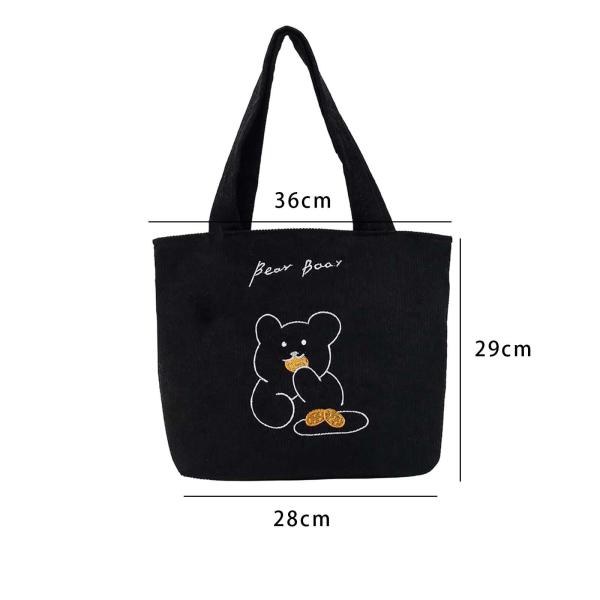 トートバッグ ショルダーバッグ コーデュロイ トップハンドル 洗える ファッショナブルな多目的 かわいい 丈夫 女性用 ショッピングバッグ 食料品バッ