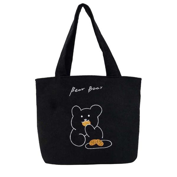 トートバッグ ショルダーバッグ コーデュロイ トップハンドル 洗える ファッショナブルな多目的 かわいい 丈夫 女性用 ショッピングバッグ 食料品バッ