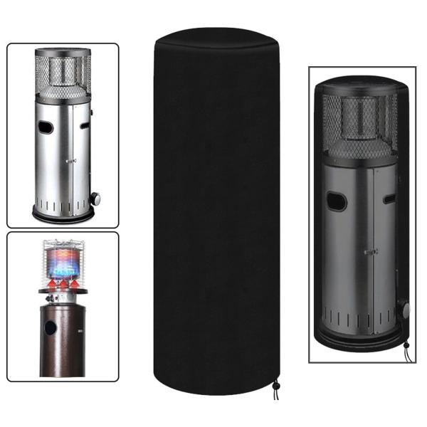 パティオヒーターカバー 屋外ヒーターカバー 取り付け簡単 アクセサリー ポータブル 屋外 高耐久 ジッパーと収納袋付き