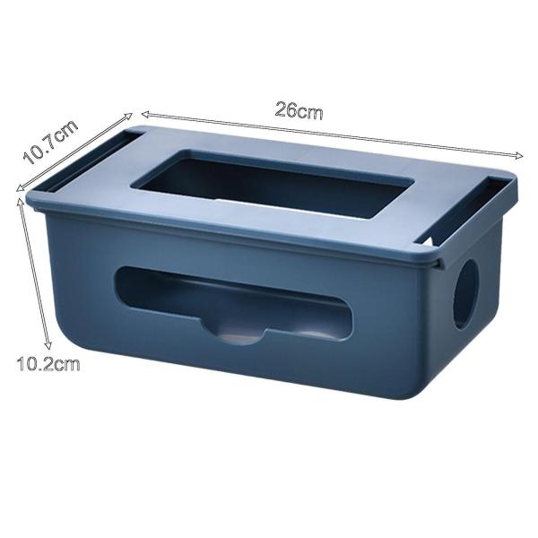 デスク下引き出しオーガナイザー 隠しデスクトップオーガナイザー 多用途コード管理 省スペース テーブルストレージトレイ デスクホーム用