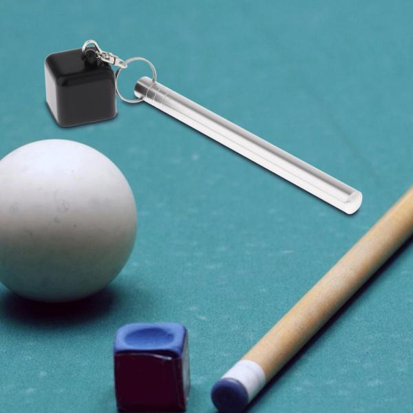 ビリヤード スヌーカー プール キュー チョーク ホルダー、ビリヤード ポケット チョーカー ホルダー、持ち運びが簡単、チョーク カバー キュー チッ