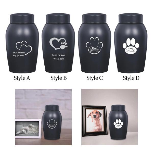 ステンレス鋼ペット骨壷ペットの毛保存瓶保存容器埋葬棺ペット犬用骨壷記念品子犬バニー用骨壷