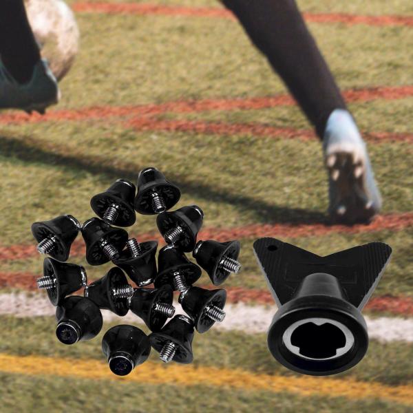 12x サッカー ブーツ スタッド トラック シューズ アクセサリー ファーム グラウンド M5 ポータブル交換用スパイク サッカー ブーツ クリート