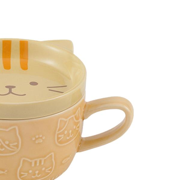 コーヒーマグ ラテアートカップ ティーマグ ウォーターカップ 蓋付き カプチーノカップ ジュース ミルクマグ デスクトップジュース 猫好きのためのクリ