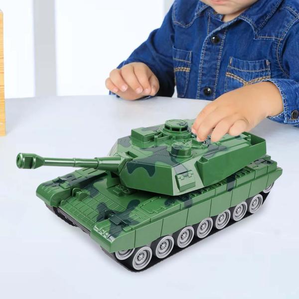 慣性戦車おもちゃ 回転式砲塔 慣性駆動パーティー記念品、子供用戦車模擬戦車おもちゃ、子供用、子供の想像力