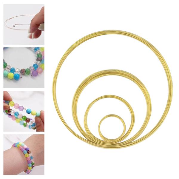 記憶ワイヤージュエリー作成用金属ワイヤー 0.6 ミリメートルジュエリーワイヤージュエリーワイヤーカフバングル DIY 工芸品アート作成アクセサリー