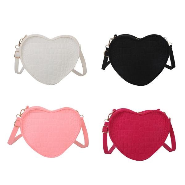 レディース ハート ショルダーバッグ ハート 財布 ウォレット カジュアル スタイリッシュ ハンドバッグ ポーチ クロスボディバッグ 旅行 パーティー
