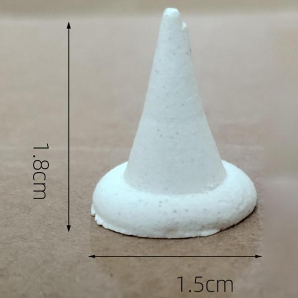 10 個セラミック耐火サポート釘、三角釘焼成窯ツール、陶芸家用スタンド粘土アクセサリー透明釉