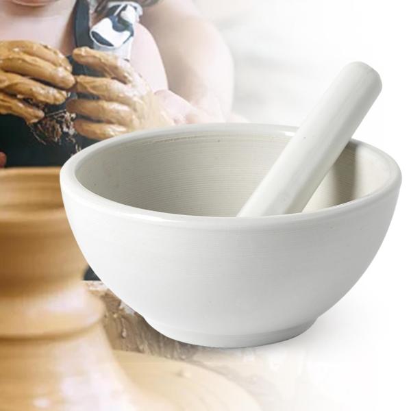 磁器乳鉢と乳棒粉砕ボウルセラミックスパイスバラのつぼみお手入れ簡単ストーンウェアDIYスパイスグラインダークラッシャー