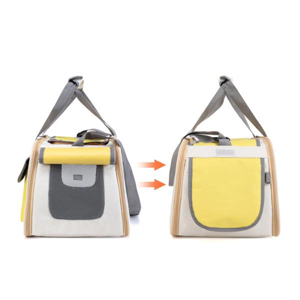 猫キャリア ペット トラベルバッグ お手入れ簡単 ロック付き トートバッグ キャリーコンテナ アクセサリー用 家庭用 リビングルーム ギフト 車