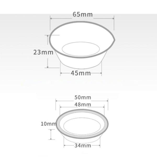 モデリングカラートレイメイクアップパレットプロフェッショナルラウンドミキシングパレットトレイラウンドペイントトレイ初心者画家子供の絵画