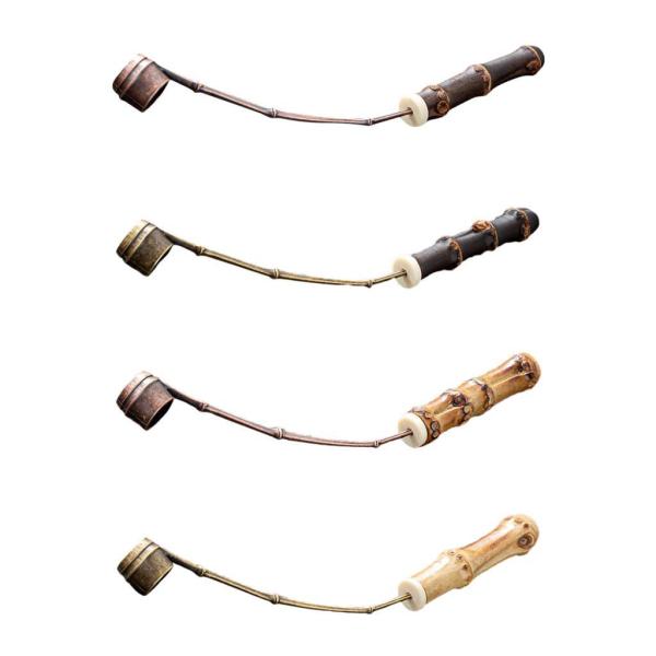 中国カンフー茶道ツール茶杓茶スプーンひしゃくロングハンドル小さな木製お玉竹お玉コーヒー豆スプーン