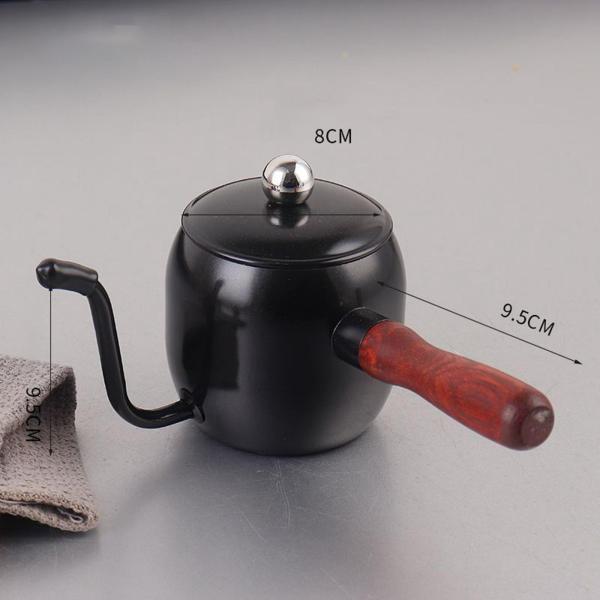 ポアオーバーケトルコーヒーティーポット 500 ミリリットルバリスタギフト狭いドリップケトル細長いステンレス鋼ポアオーバーケトル