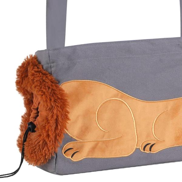 ペットキャリア キャンバス ショルダーバッグ 通気性 快適 ポータブル クロスボディバッグ トラベルバッグ 小動物用 犬 ウォーキング ハイキング