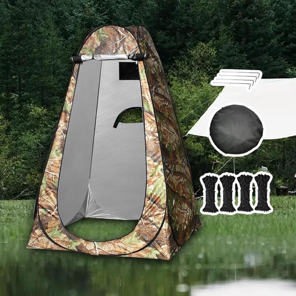 プライバシーテント ビーチドレッシングルーム キャリーバッグ付き 軽量シェルター 携帯トイレシャワーテント バックパッキング用 釣り ピクニック用