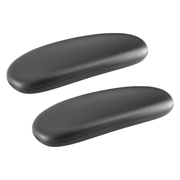2x オフィスチェア交換用アームパッド PU 耐久性のあるモダンなシンプルさソフトサポートコンピュータチェア部品取り付け簡単ユニバーサル