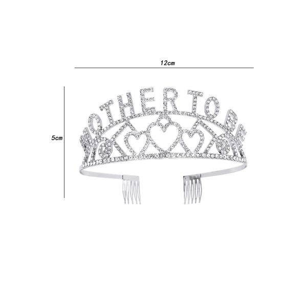 クラウンヘッドバンド マザートゥクラウン ティアラ アクセサリー 母の日ギフト ヘッドバンド プリンセスクラウンヘッドバンド パーティー プロム 女性