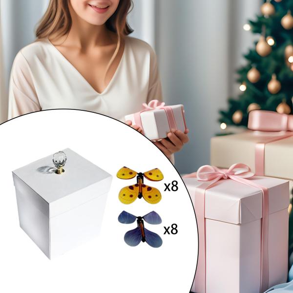 DIY ギフトボックス サプライズ フライング バタフライ ボックス パーティーの好意 母の日の装飾 結婚式 誕生日 父の日