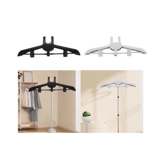 伸縮式折りたたみハンガー、衣類スチーマーアクセサリー用ポータブル衣類ハンガー