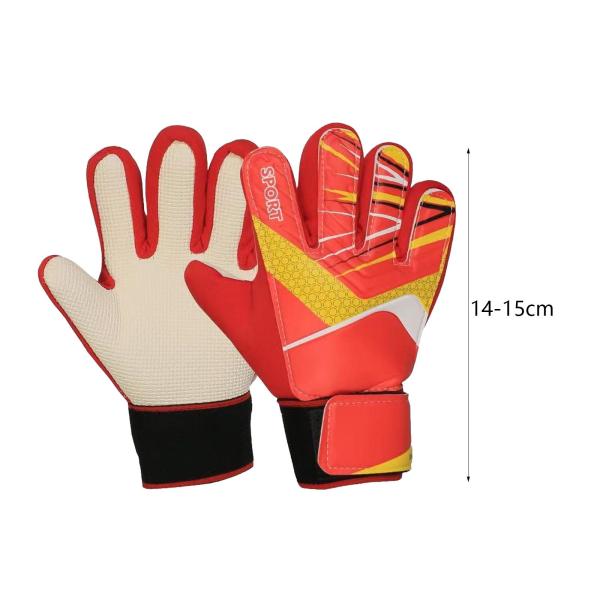 子供サッカーゴールキーパーグローブミット強力なグリップ実用的なスポーツアクセサリー子供アンチスリップスタイリッシュな耐久性のあるゴールキーパー手袋