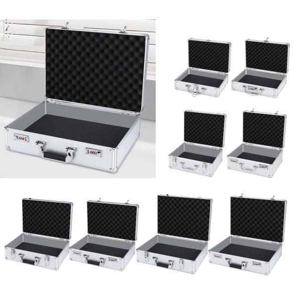 ハードシェルキャリングケース、ハンドル付きオーディオデバイスマイクキャリングケース、ポータブル電子機器用のポータブルロック可能なストレージ