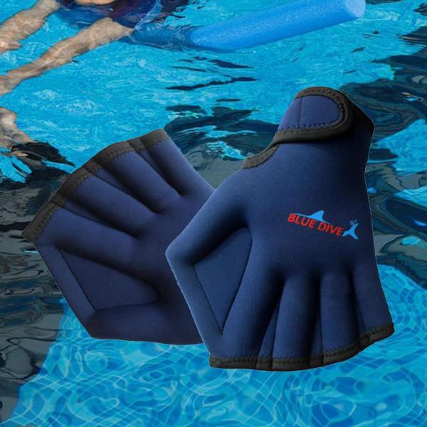 水泳手袋、水かき付き水泳手袋、滑り止め、水中手袋、シュノーケリングフィンハンドグローブ水中エアロビクス用