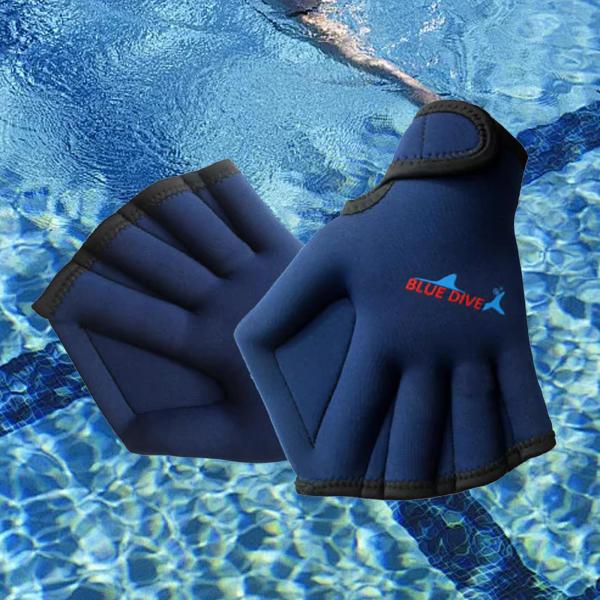 水泳手袋、水かき付き水泳手袋、滑り止め、水中手袋、シュノーケリングフィンハンドグローブ水中エアロビクス用