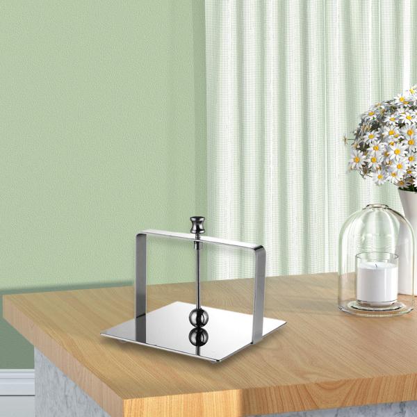 ナプキンホルダー テーブルナプキンディスペンサーラック 加重アームオーガナイザー付き ダイニングテーブル、ピクニック、カフェ用