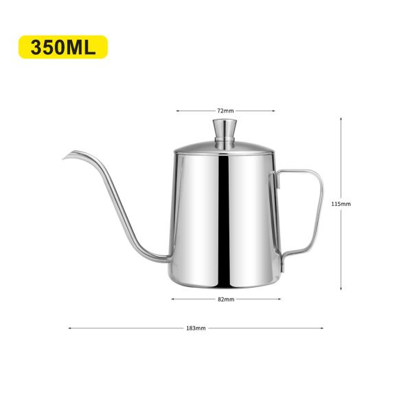 ケトルコーヒーティーポットティーケトルロンググースネック注ぎ口電気コンロティーケトルドリップコーヒーケトル
