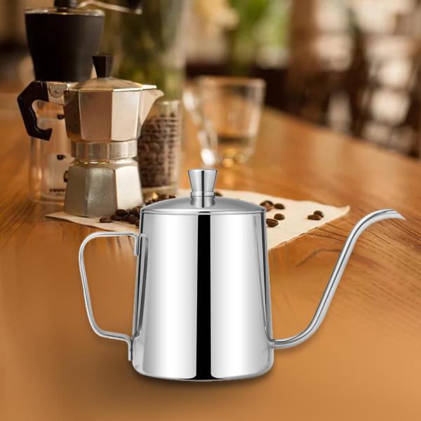 ケトルコーヒーティーポットティーケトルロンググースネック注ぎ口電気コンロティーケトルドリップコーヒーケトル