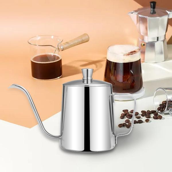 ケトルコーヒーティーポットティーケトルロンググースネック注ぎ口電気コンロティーケトルドリップコーヒーケトル