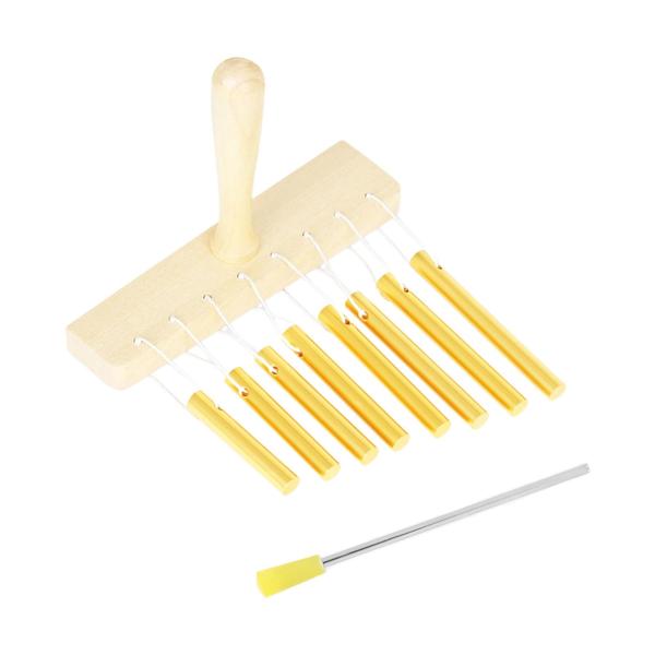 ウィンドチャイムベル 8トーン ハンドチャイム 早期学習 子供用楽器 打楽器 ギフト キッズ