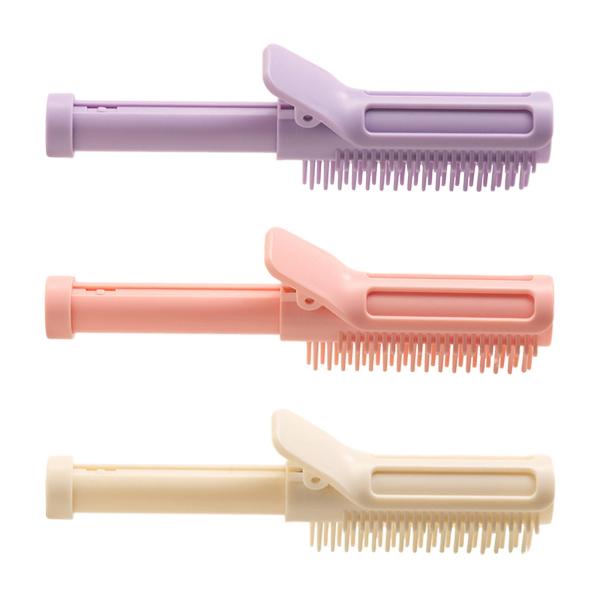 スタイリングブラシ、カーリーヘアブラシ、プロフェッショナル、多機能、ピクニック、オフィス、旅行用の伸縮可能なヘアデタングリングブラシ