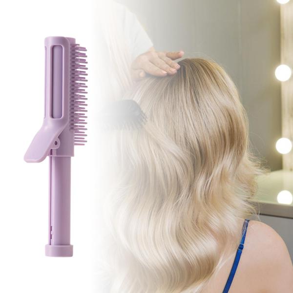 スタイリングブラシ、カーリーヘアブラシ、プロフェッショナル、多機能、ピクニック、オフィス、旅行用の伸縮可能なヘアデタングリングブラシ