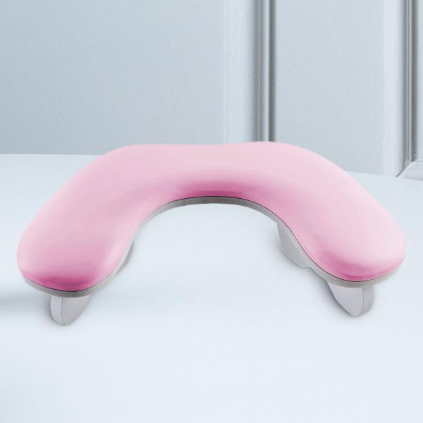 U字型ネイルアームレスト、取り外し可能、通気性、プロ仕様、個人用ホームサロンテーブル用木製ベース