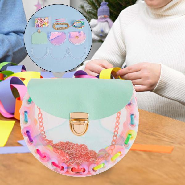 2026年最新モデルDIY 子供用 ハンドメイド ショルダーバッグ 作り セット 財布作り用品 女の子 トレンディ
