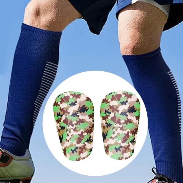 ミニサッカーすね当て フットボールトレーニング用すね当て すね当て 軽量アクセサリー 小型プロテクター サッカー用具 2個