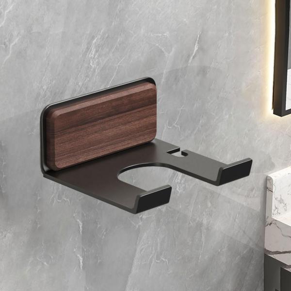 ヘアドライヤーホルダー ブロードライヤーハンガースタンド 実用的 理髪店 パンチフリー 寝室