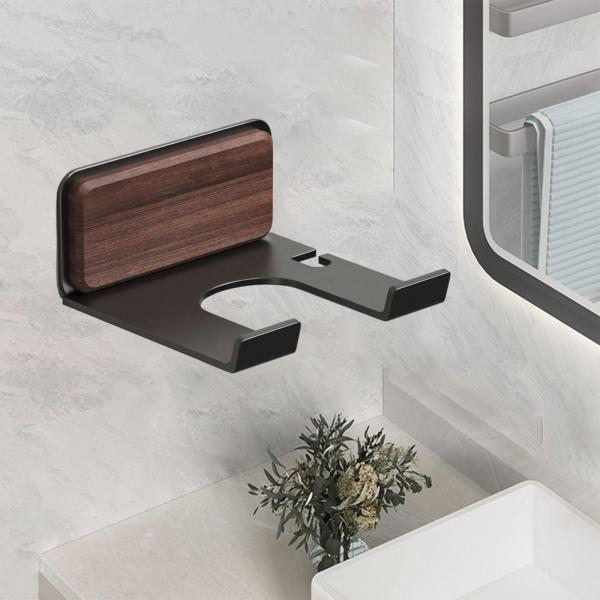 ヘアドライヤーホルダー ブロードライヤーハンガースタンド 実用的 理髪店 パンチフリー 寝室